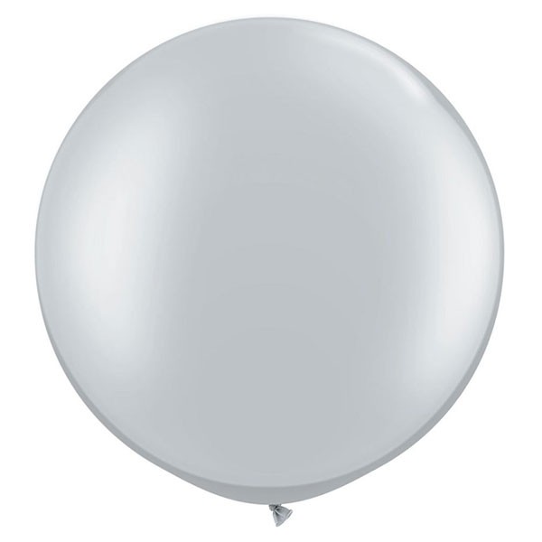 Qualatex Metallic Silver 3FT