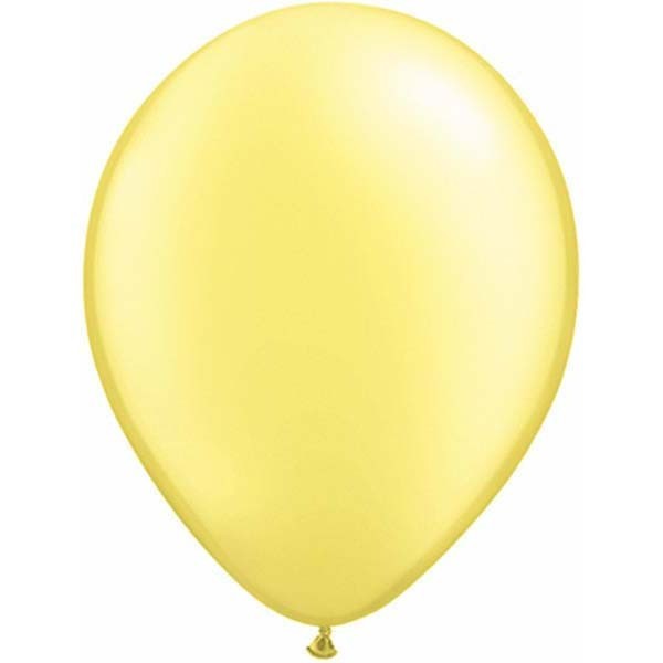 Qualatex Pearl Lemon Chiffon 5 inch