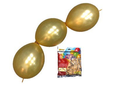 Globos Linking Metallic Goud