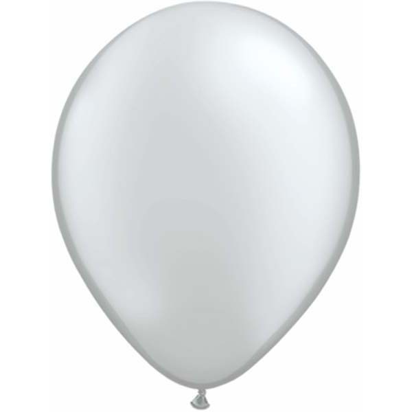 Qualatex Metallic Silver 5 inch