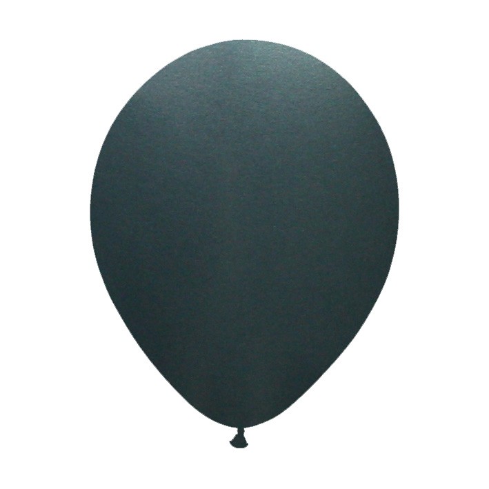 Globos Metallic Zwart 14 inch