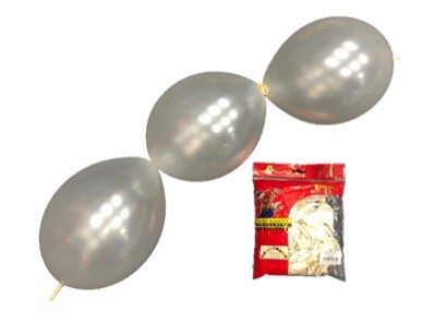 Globos Linking Metallic Wit