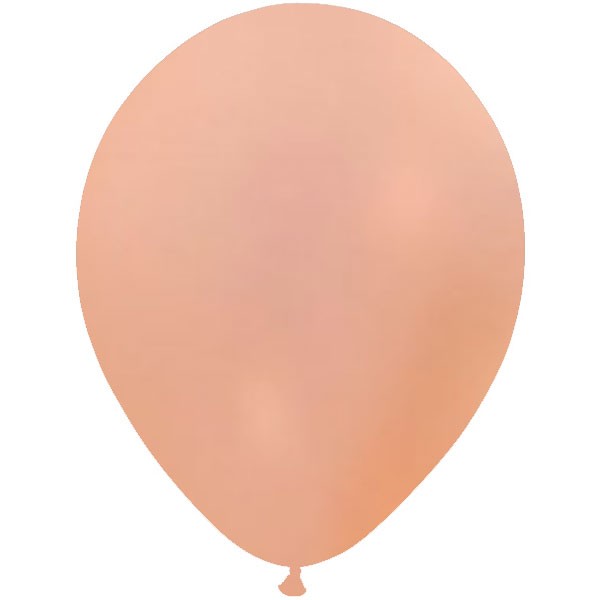 Globos Metallic Zalm 14 inch