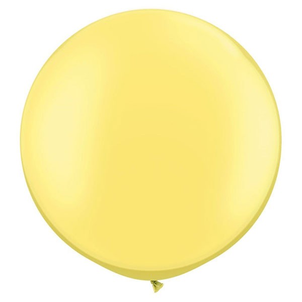 Qualatex Pearl Lemon Chiffon 3FT